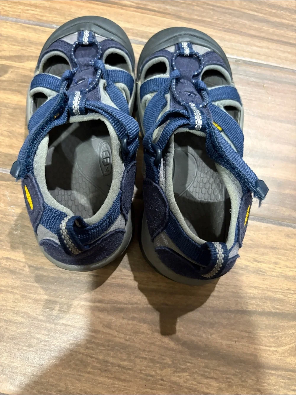Keen Kids Navy and Gray Closed-Toe Outdoor Sandals